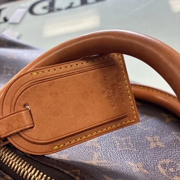 Rare Louis Vuitton Monogram Keepall Bandouliere 60 Boston bag M41422 PVC Brown - Picture 14 of 16